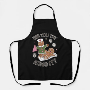 Delantal ¿Intentó Ichar A Navidades De Enfermeras De La Esc