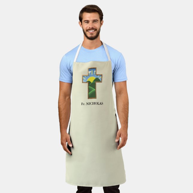 Delantal Intercambio de cumpleaños personalizado (Gastado)