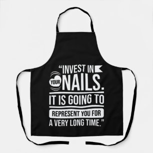 Delantal Invertir En Tus Uñas Pun Nail Tech Nail