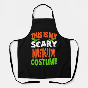 Delantal Investigador - SCARY COSTUME HALLOWEEN SHIRT