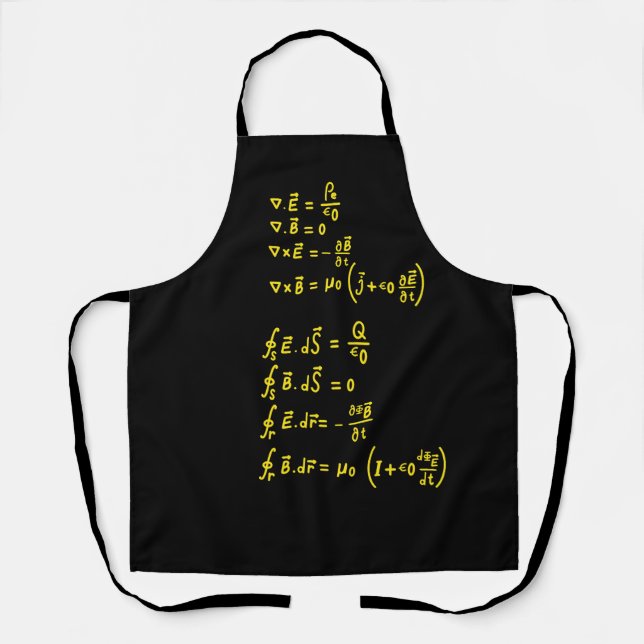 Delantal Invitación de Pegatina de Physics Formula Square (Anverso)