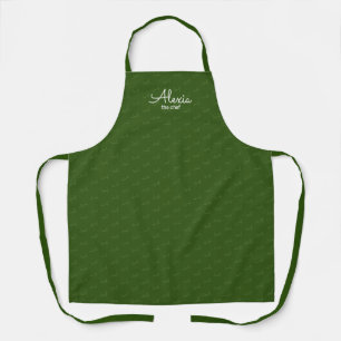 Delantal Ir a la cocina verde