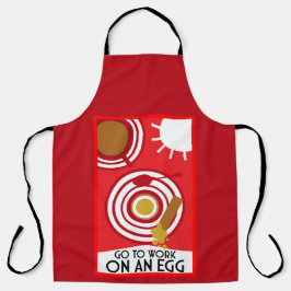 Delantal Ir A Trabajar En Una Pared De Huevos