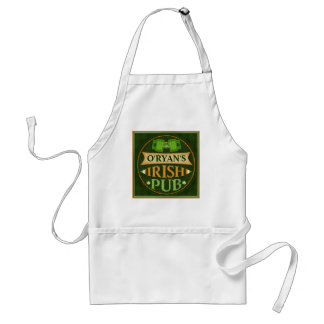 Delantal irlandés del Pub del día de St Patrick