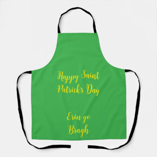 Delantal irlandés día de San Patricio