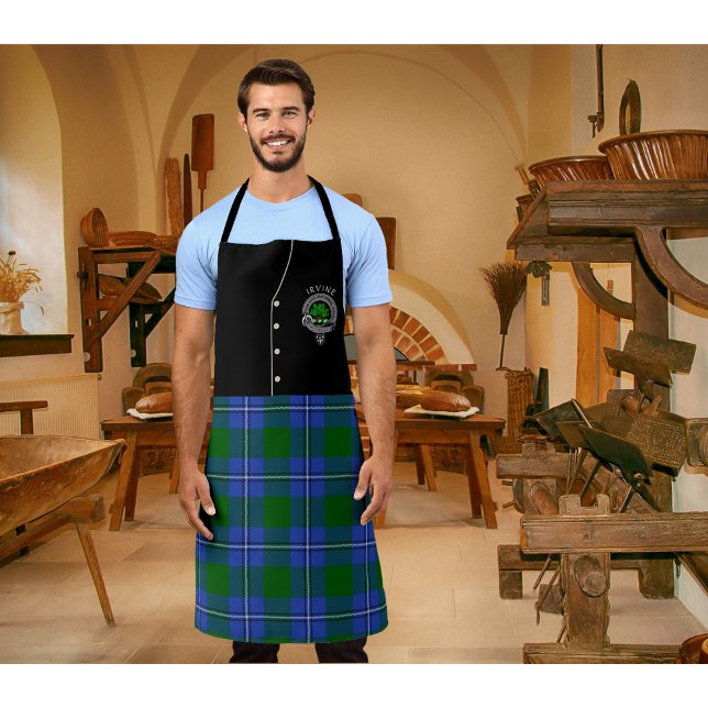 Delantal Irvine Clan Badge & Tartan Kilt (Subido por el creador)