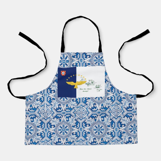 Delantal Islas Azores, Portugal (Anverso)