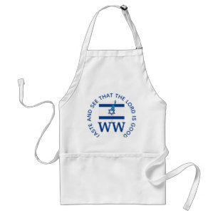 Delantal ISRAEL Flag MONOGRAM Scripture personalizada