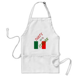 DELANTAL  ITALIA PERSONALIZAR APRON 50% ITALIANO