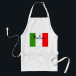 Delantal italiano<br><div class="desc">¡Delantal italiano del estilo grande para cocinar con si su ITALIANO del pozo!</div>