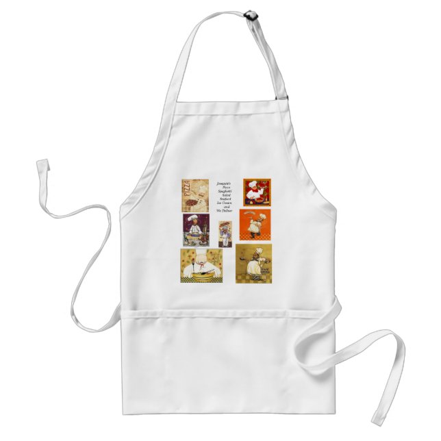Delantal italiano del cocinero (Frente)