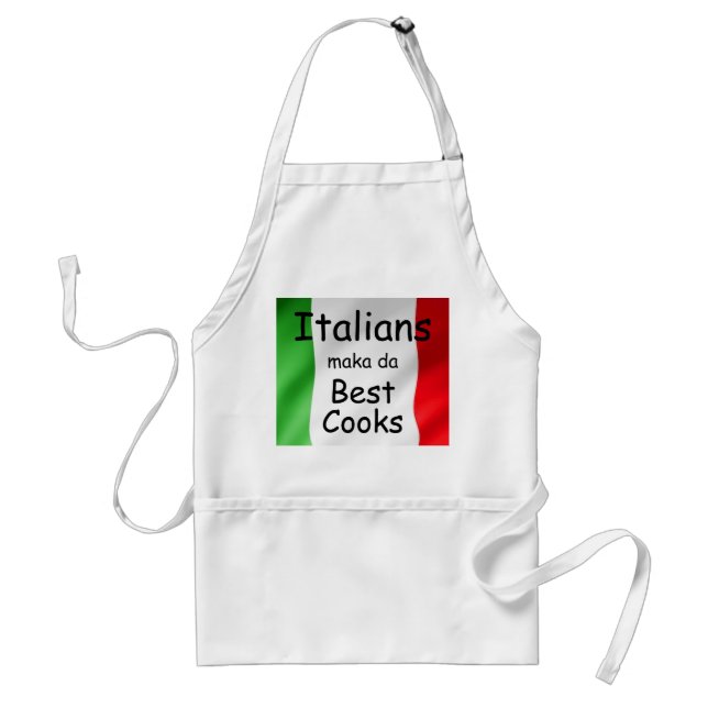 Delantal Italianos Maka Da Best Cooks (Frente)