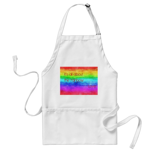 Delantal It's All About The Rainbow Love 03 (Frente)