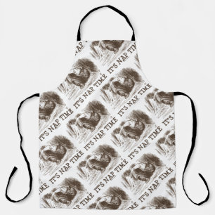 Delantal It's Nap Time Sleeping Snoring Red King Wonderland