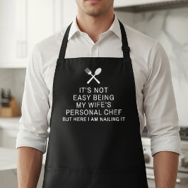 Delantal It's Not Easy Being My Wife's Funny Husband 