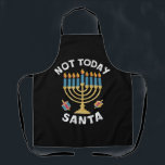Delantal Janucá No Hoy Papá Noel Judío Chanucá<br><div class="desc">Janucá No Hoy Papá Noel Judío Chanucá</div>