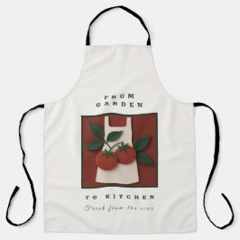 Delantal Jardín a Apron de tomate de cocina - Regalo fresco