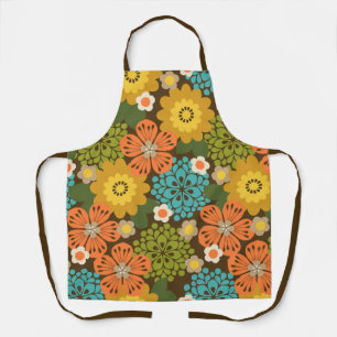 Delantal Jardín Allana Floral Gráfico Hawaiano - brazo