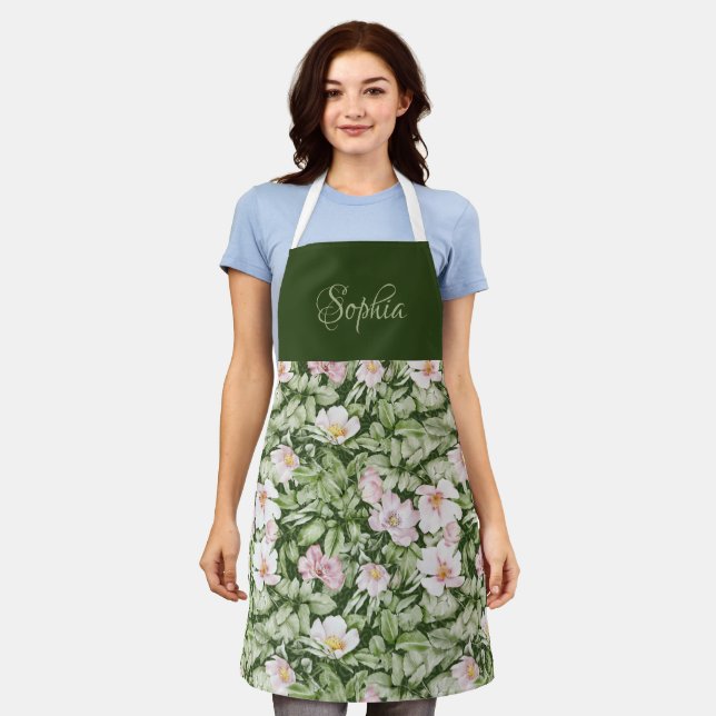 DELANTAL JARDÍN BOTÁNICO VERDE (Gastado)