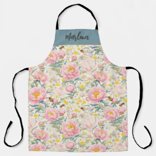 Delantal Jardín de Abejas Floral Kitchen