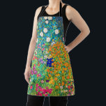 Delantal Jardín de flores, Gustav Klimt<br><div class="desc">Gustav Klimt (14 de julio de 1862 - 6 de febrero de 1918) era un pintor sinfónico austriaco y uno de los miembros más destacados del movimiento secesión de Viena. Klimt es conocido por sus pinturas, murales, bocetos y otros objetos artísticos. Además de sus trabajos figurativos, que incluyen alegorías y...</div>