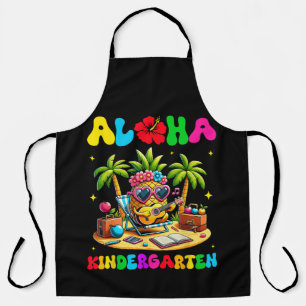 Delantal Jardín de infancia Aloha Piña Hawaii Vuelta al col