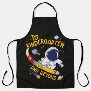Delantal Jardín de infancia y más allá Astronauta Regreso a
