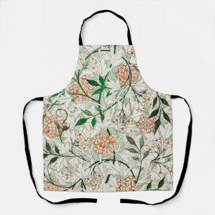 Delantal Jardín de Jazmín Flor Clásica de William Morris
