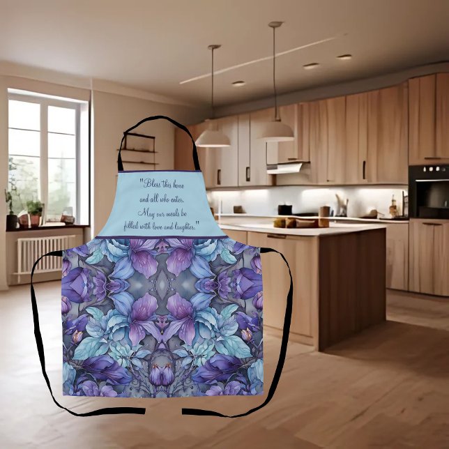 Delantal Jardín de Periwinkle Personalizable (Subido por el creador)