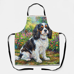 Delantal Jardín del Cavalier King Charles Spaniel