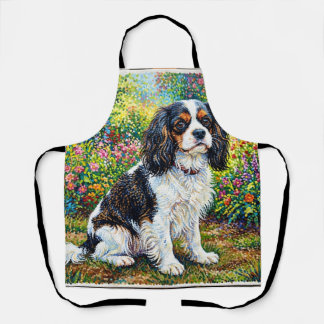 Delantal Jardín del Cavalier King Charles Spaniel