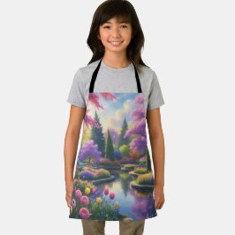 Delantal jardín floral