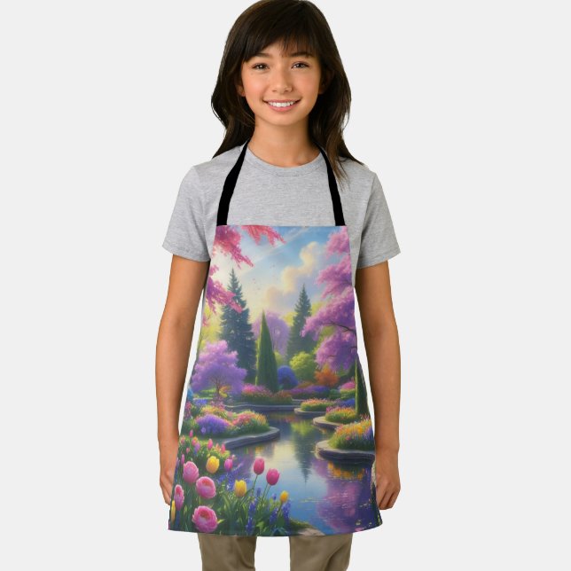 Delantal jardín floral (in situ)