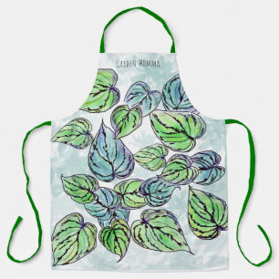 Delantal Jardín Momma Green Leaves Apron
