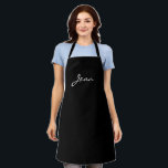 Delantal Jean Personalizado Moda Negro y Blanco Personaliza<br><div class="desc">Jean Personalizado Moda Apron personalizado negro y blanco - Siéntase libre al personalizar y personaliza a su gusto.</div>