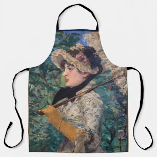Delantal Jeanne (Primavera) Por Édouard Manet