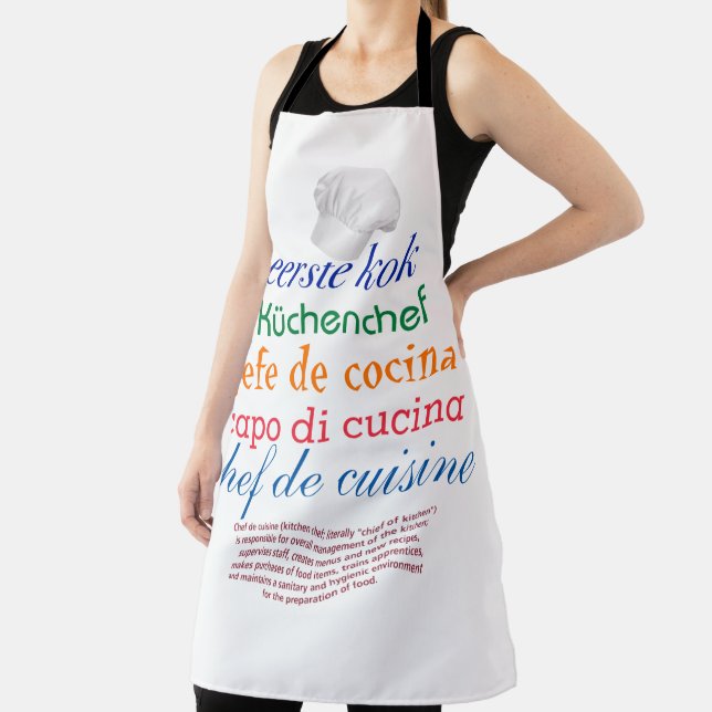 Delantal jefe de cocina (in situ)