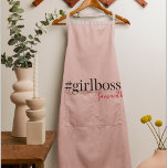 Delantal Jefe y nombre de Chica rosado moderno | mejor rega<br><div class="desc">Presentamos la colección Modern Pink Chica Boss & Name en Zazzle! Esta moderna y elegante colección es perfecta para todas las mujeres fuertes e independientes que están cambiando de carrera y haciendo una declaración. Ya sea que seas un jefe chica o que busques un regalo fabuloso para uno, esta colección...</div>