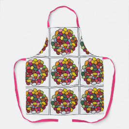 Delantal Jelly Bean Colorful Jelly Bean
