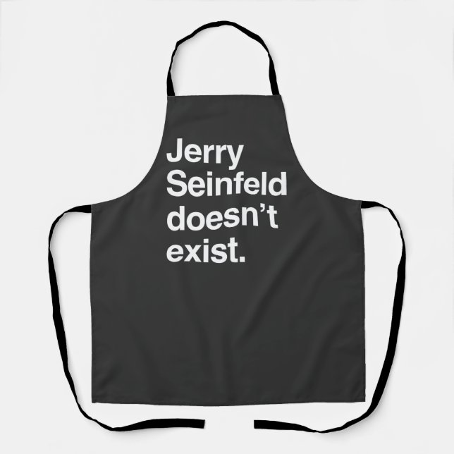 Delantal Jerry Seinfeld No Existe – Satírico Político (Anverso)