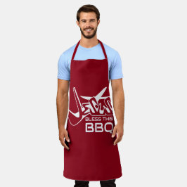 Delantal Jesús Bendice Esta Barbacoa