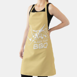 Delantal Jesús Bendice Esta Barbacoa