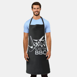 Delantal Jesús Bendice Esta Barbacoa