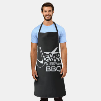 Delantal Jesús Bendice Esta Barbacoa