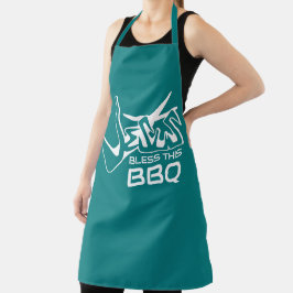 Delantal Jesús Bendice Esta Barbacoa