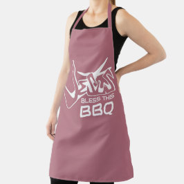 Delantal Jesús Bendice Esta Barbacoa