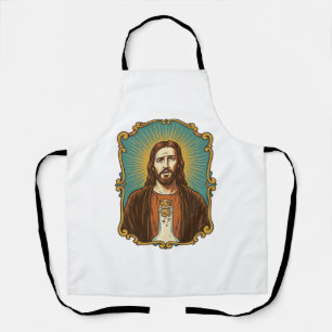 Delantal Jesús Corcho De Vino Roto Botella Sumiller Parte