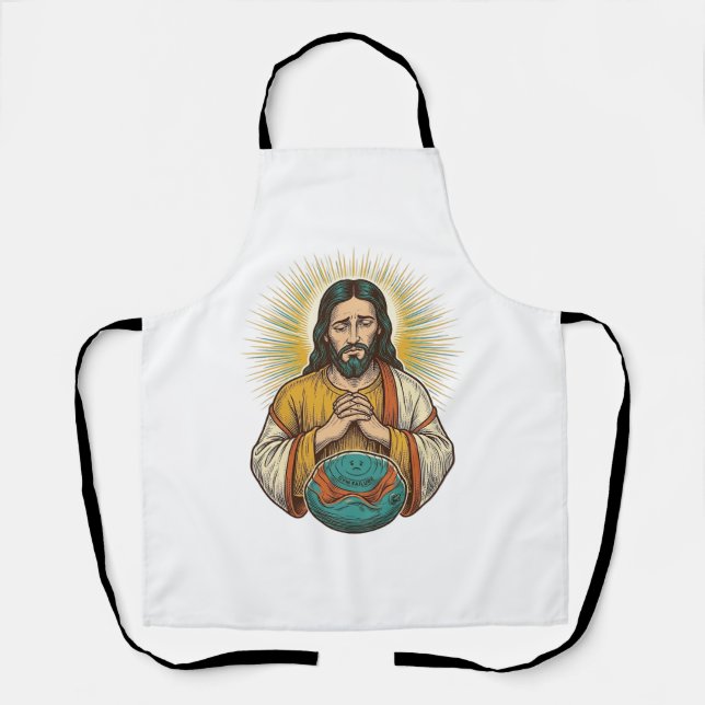 Delantal Jesús decepcionado Bola de ejercicio desinflada Fr (Anverso)