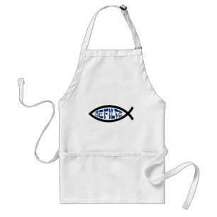 Delantal Jesus Gefilte Fish - Humor Judío de Pascua Judía