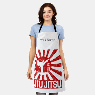 Delantal Jiu Jitsu lucha contra las artes marciales japones